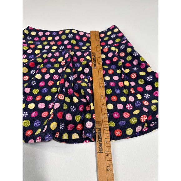 Girls Gymboree Navy Candy Print Skort with built in shorts Size 10 - Picture 7 of 9